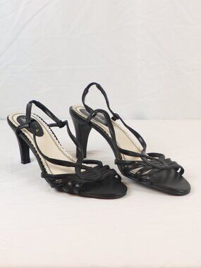 Life Stride Black Size 10 Strappy Sandals Heels